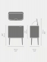 Brabantia, Bo Touch Bin soft grey - 3x11 L
